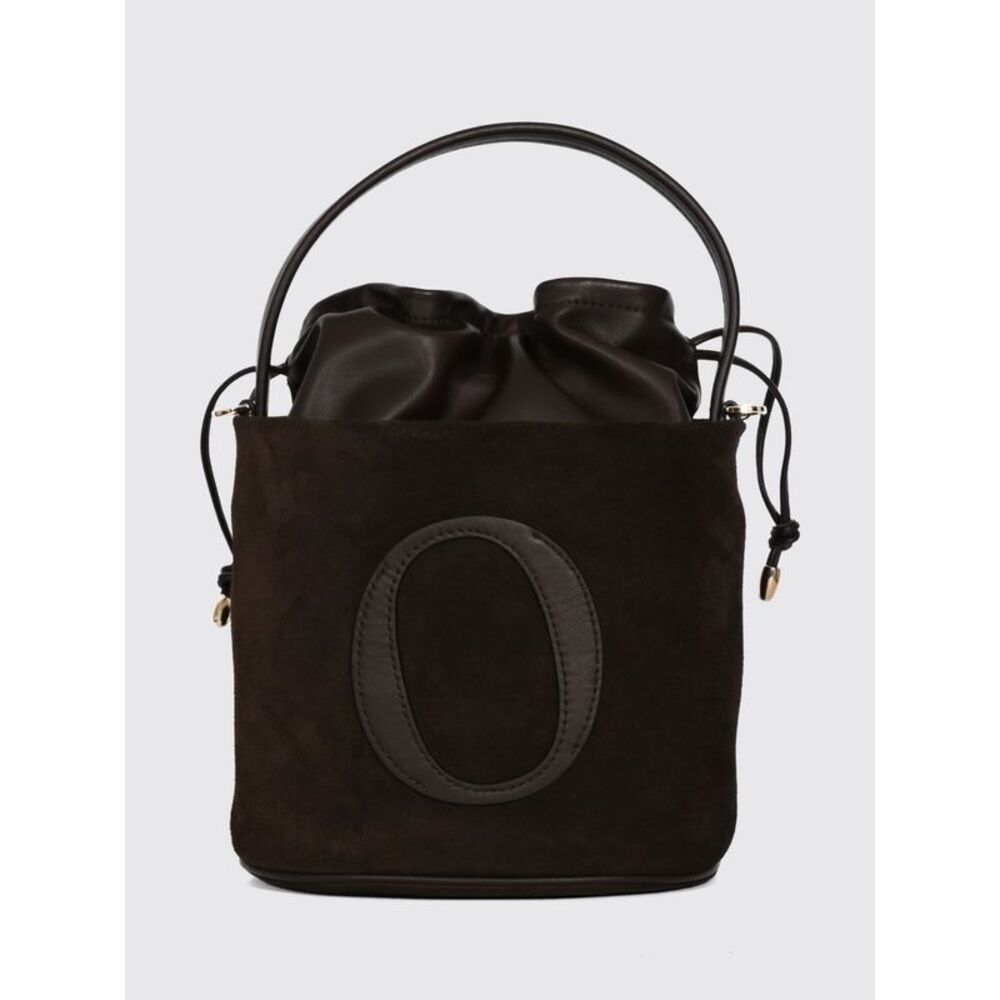 Orciani Women Orciani Her-O Mini Bucket Bag In Suede And Smooth Calfskin